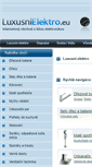 Mobile Screenshot of cs.luxusni-elektro.eu